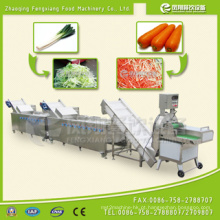 Cwa-2000 completa linha de produção automática de recepção de frutas e legumes para corte de lavagem. Linha de produção da lavagem do corte da salada
